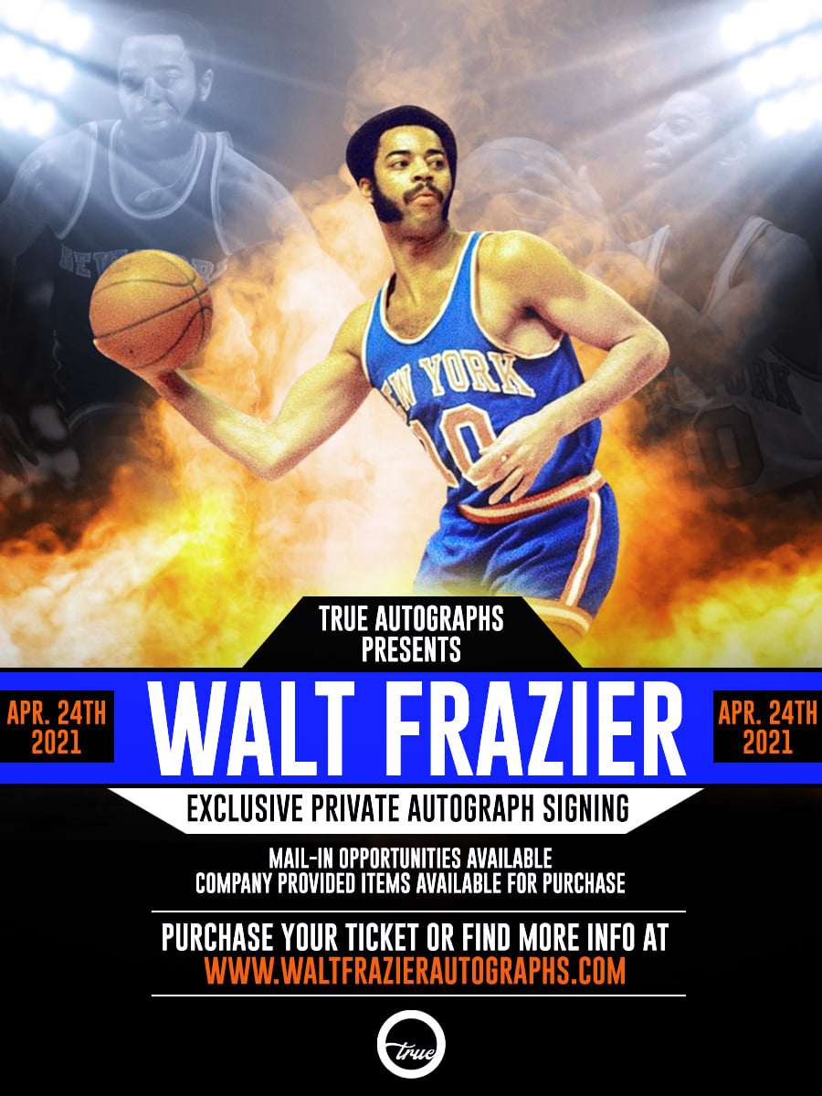 Walt Frazier Autographed Basketballs, Signed Walt Frazier Inscripted  Basketballs