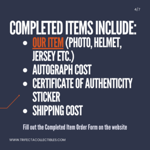 Completed Items Include