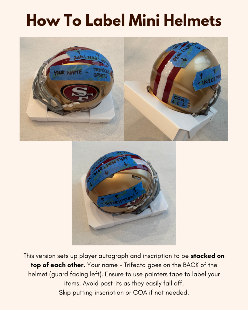 Mini Helmet Label
