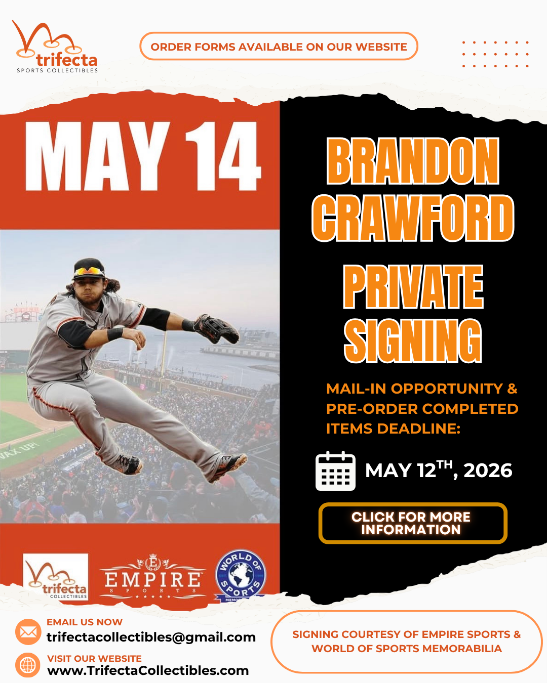 Brandon Crawford Private Signing