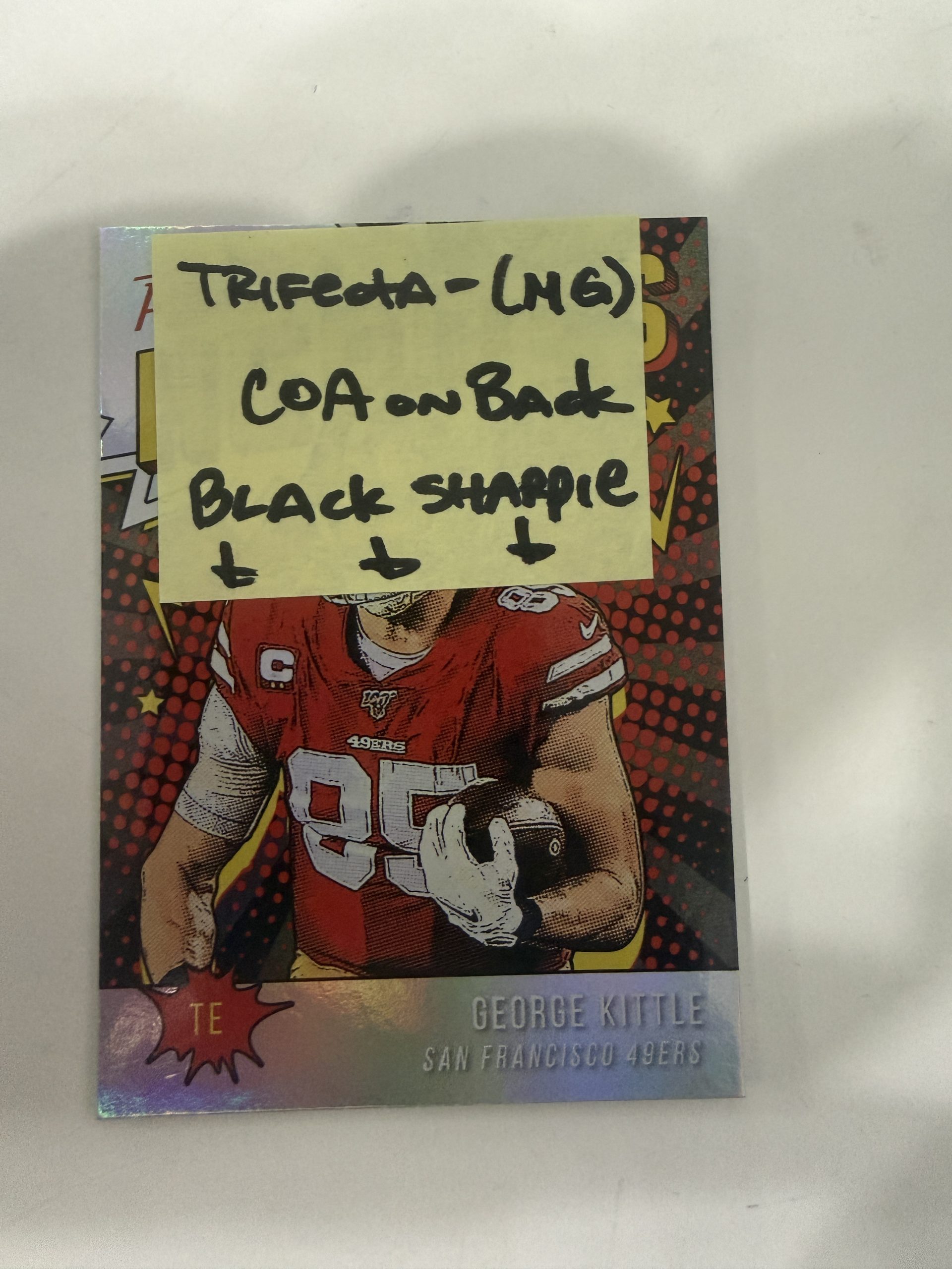 Trading card labeling 6