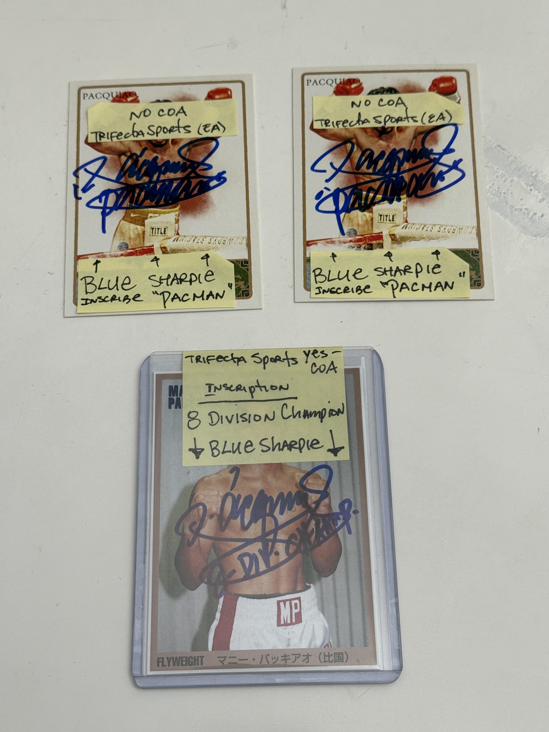 Trading card labeling 5