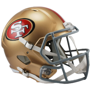 49ers Full Size Replica Helmet — Gold