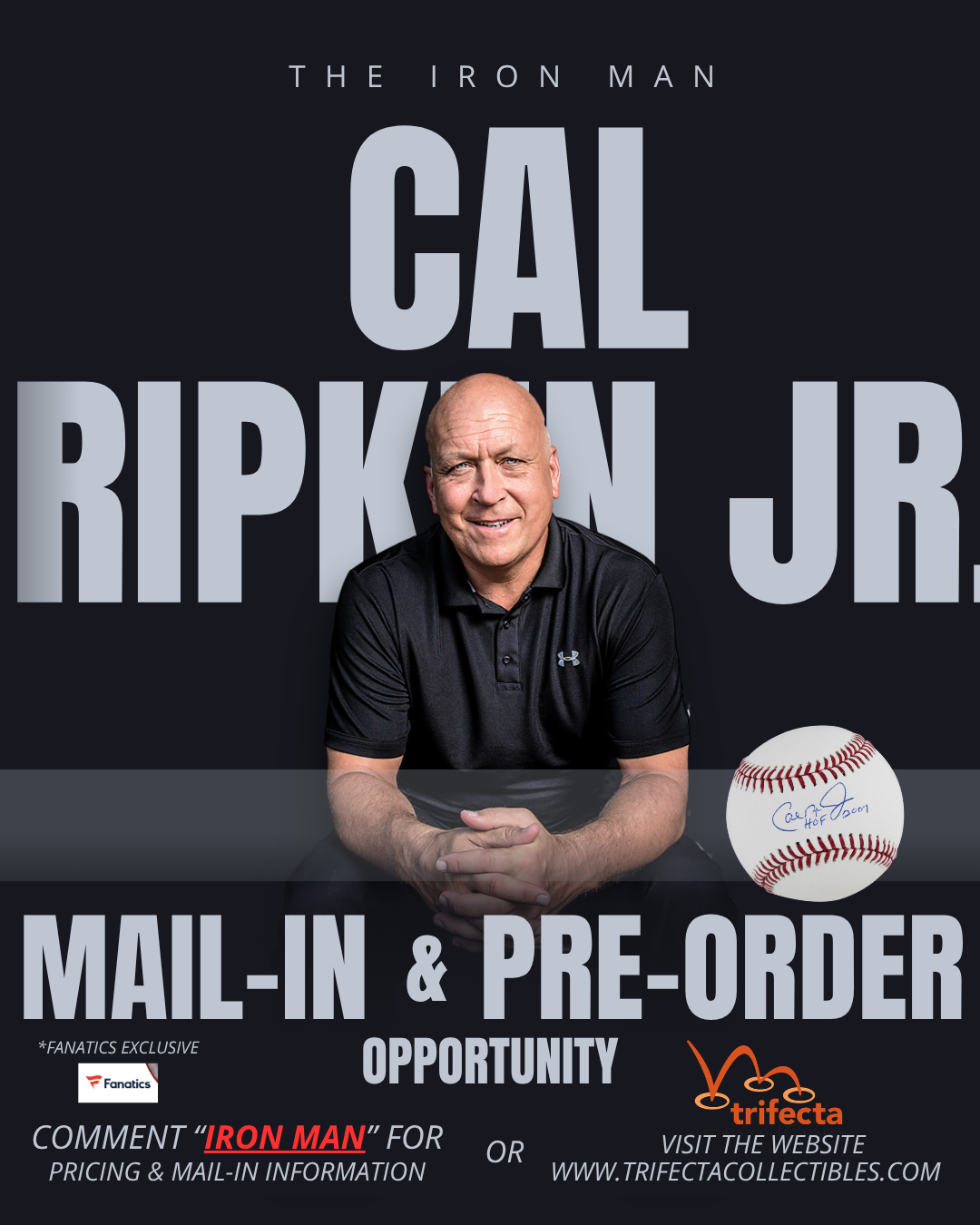 Cal Ripken Jr. — Private Signing