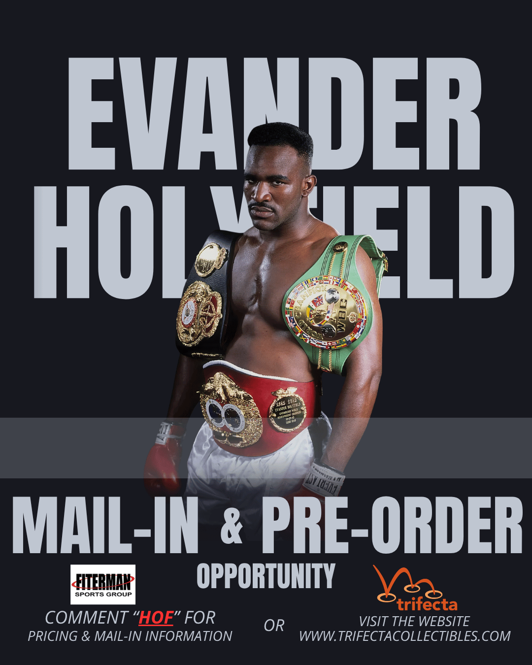 Evander Holyfield — Private Signing