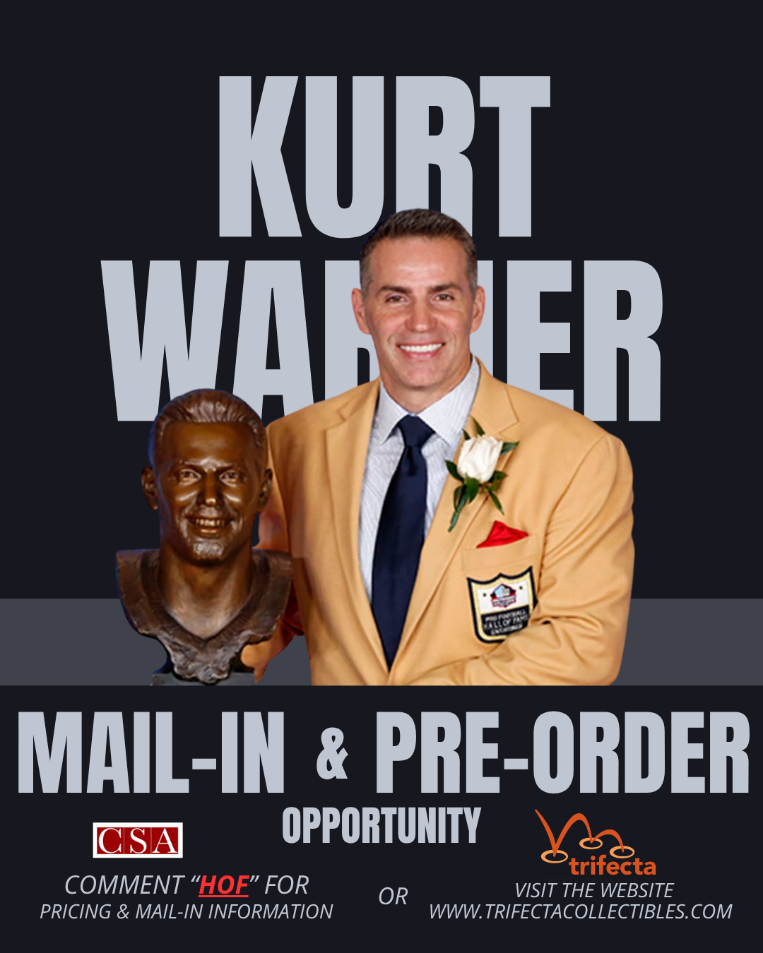 Kurt Warner — Private Signing