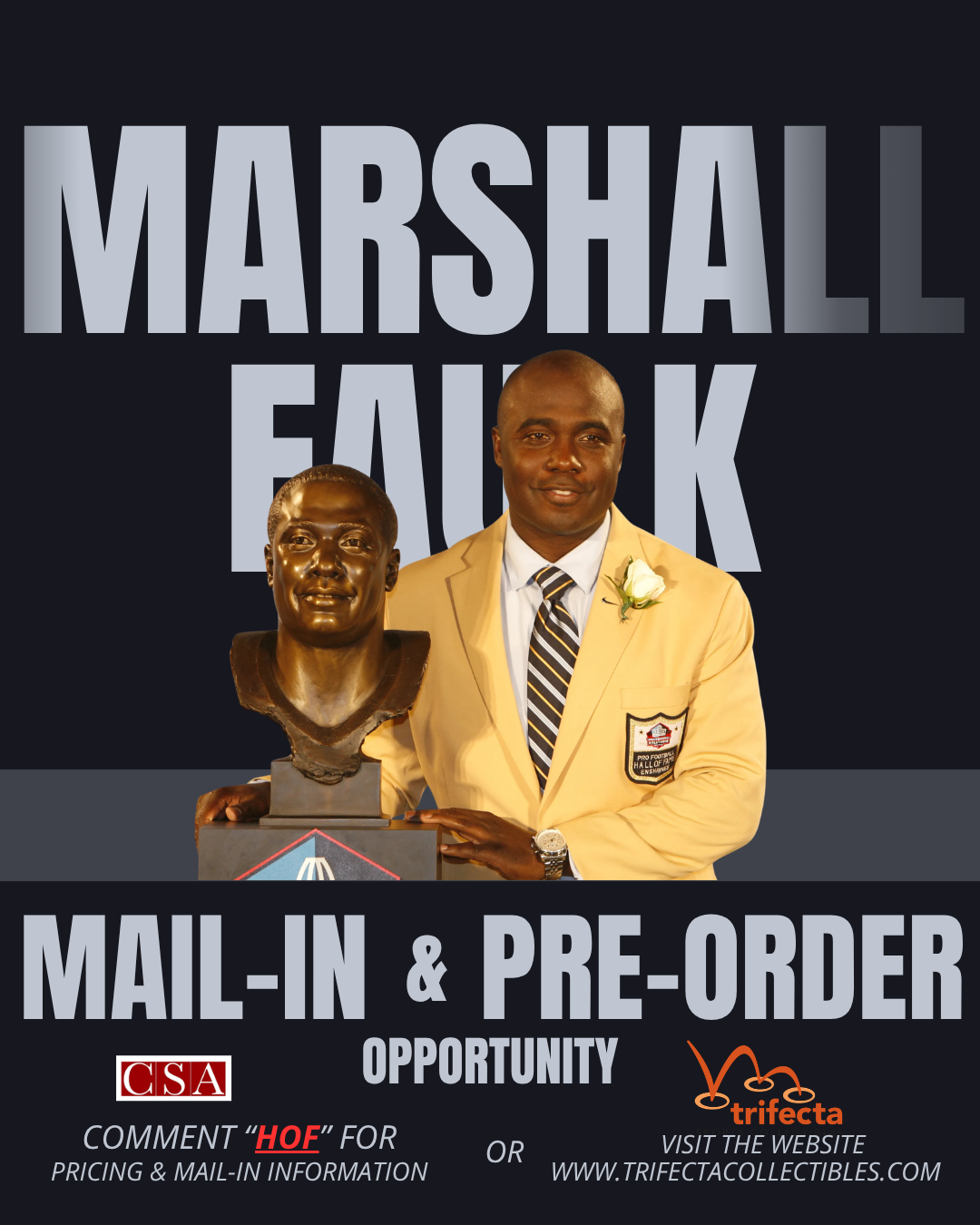 Marshall Faulk — Private Signing