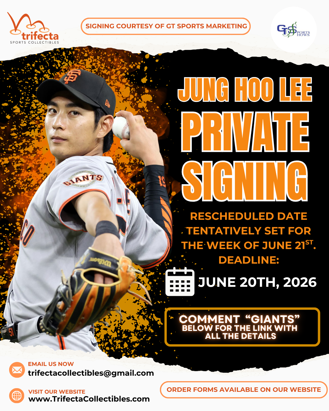 Jung Hoo Lee — Mail-In & Pre-Order