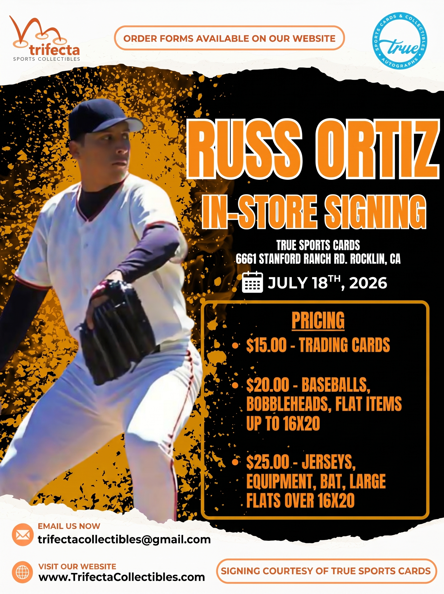 Russ Ortiz — Public Signing & Mail-In Option
