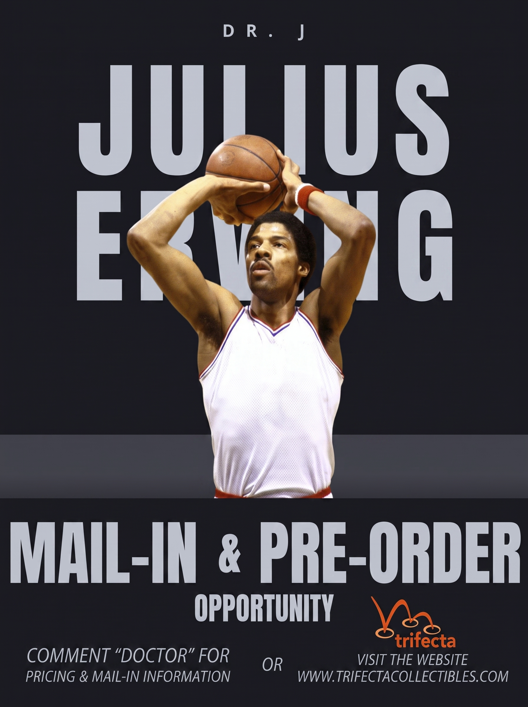 Julius Erving — Private Signing