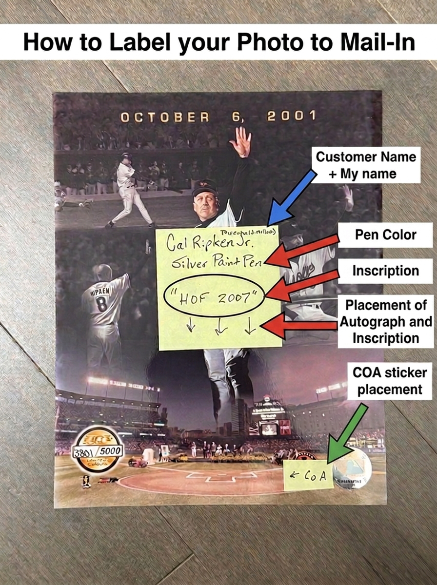How to label Photos & Prints