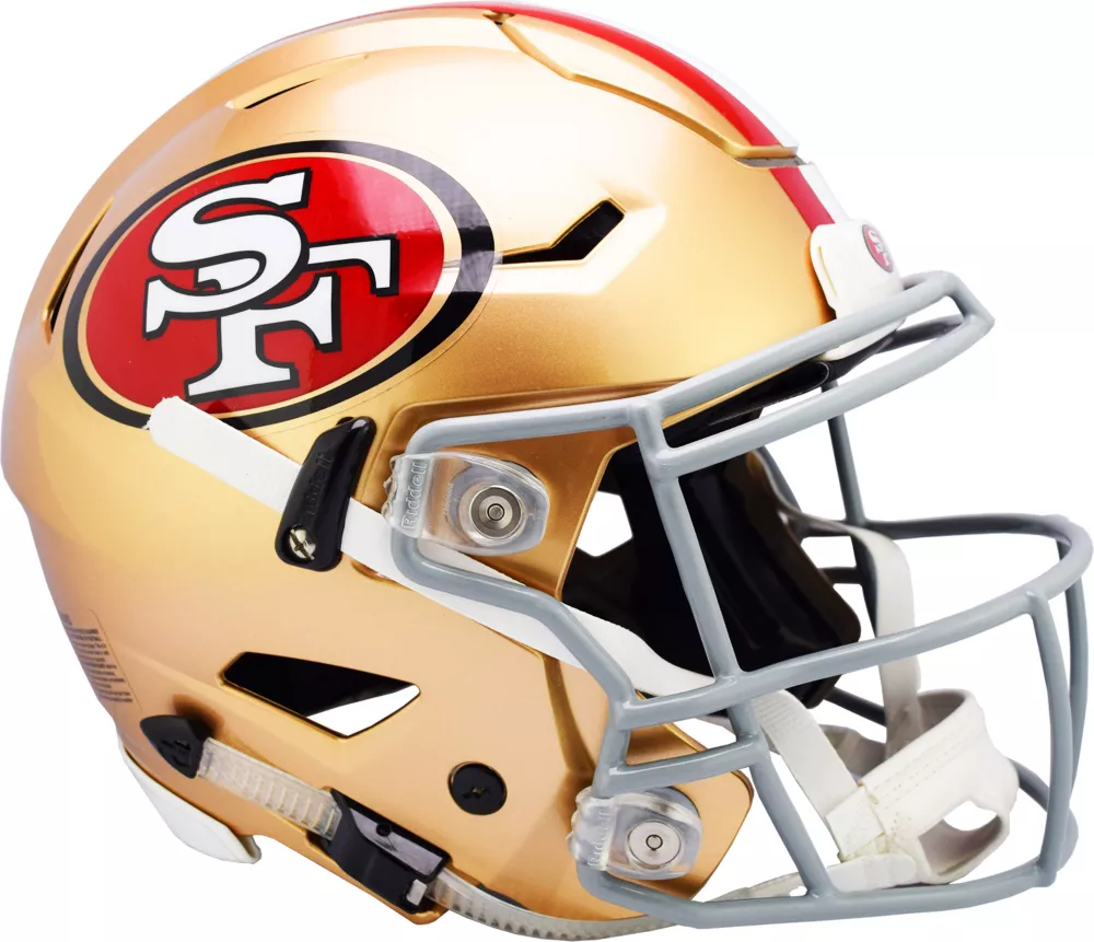 San Francisco 49ers gold Speedflex helmet