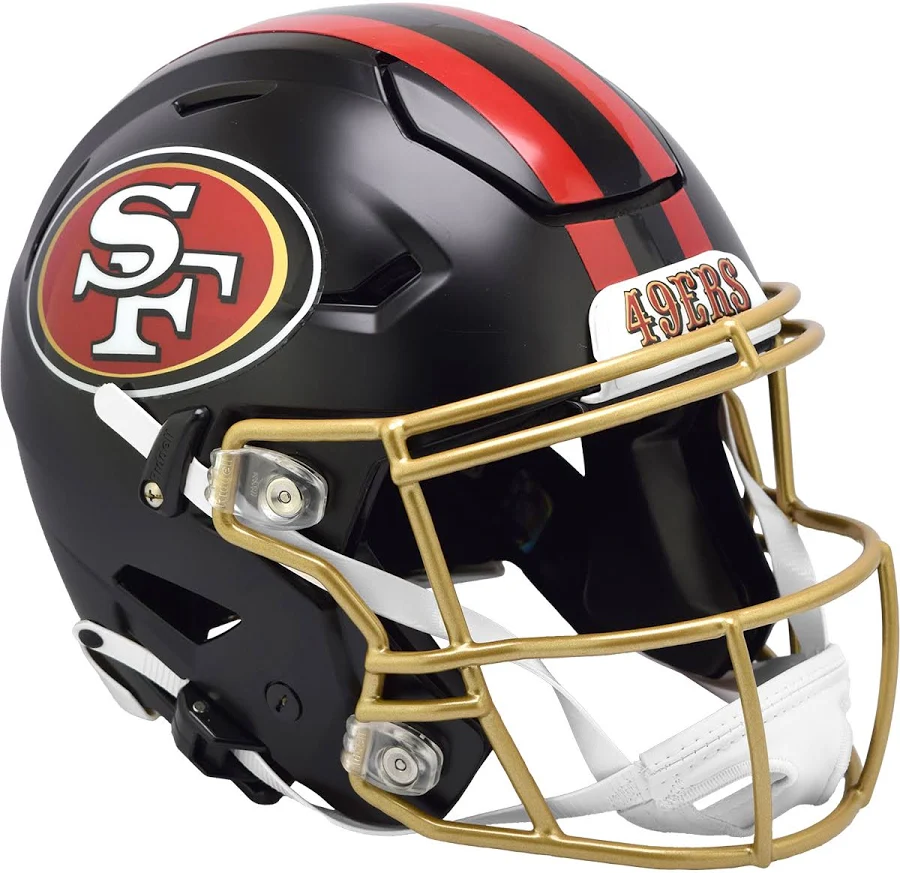 San Francisco 49ers black Rivalry Speedflex helmet