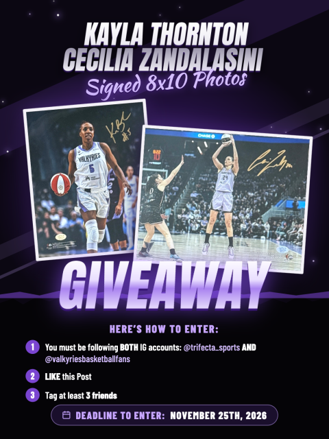Kayla Thornton & Cecilia Zandalasini signed 8x10 photos giveaway