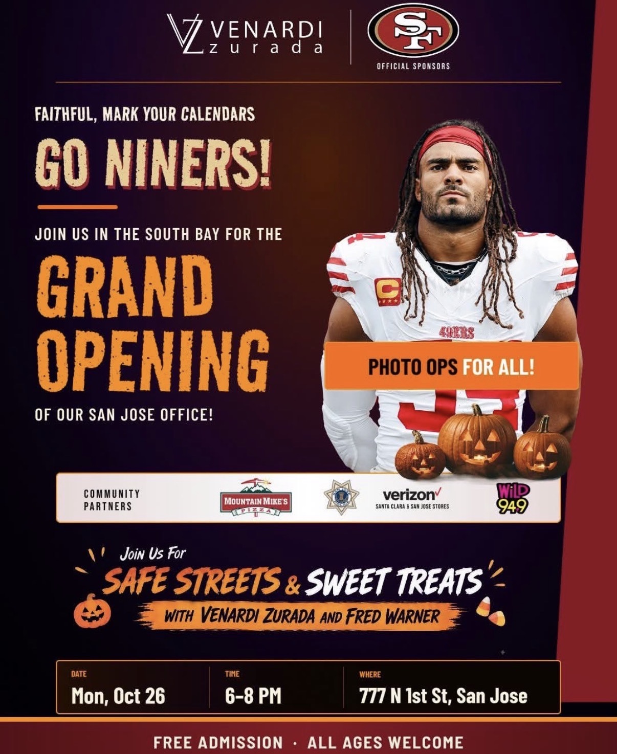 Fred Warner — Photo Opportunity